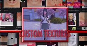 How to get a custom face and uniform using custom textures in yandere simulator!