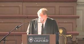 The Romanes Lecture - 2011 - Andrew Motion