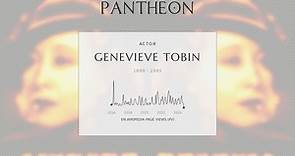 Genevieve Tobin Biography - American actress (1899–1995)