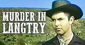 Judge Roy Bean - Murder in Langtry | EP14 | Wild West | Western TV Series