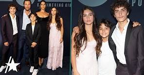 Matthew McConaughey & Camila Alves Make RARE Red Carpet Appearance w/ 3 Kids