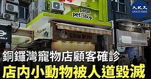 銅鑼灣寵物店Little Boss分別有1名顧客及其1名家人確診和初步確診| #香港大紀元新唐人聯合新聞頻道