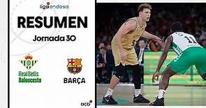 Real Betis Baloncesto - Barça (77-85) RESUMEN | Liga Endesa 2022-23