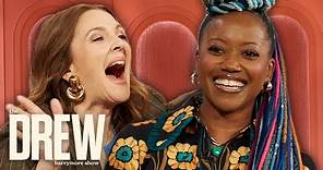 Erika Alexander Reacts to Queen Latifah's Rapid Fire Questions | The Drew Barrymore Show