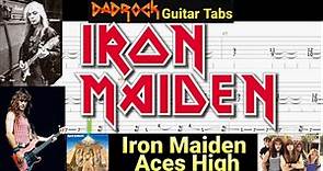 Aces High - Iron Maiden - Guitar + Bass TABS Lesson