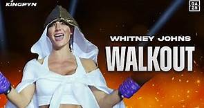 Whitney Johns Full Walkout | Kingpyn Semi Finals
