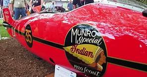 Burt Munro's World's Fastest Indian 1967 Land Speed Record Breaking Bike Started Up!