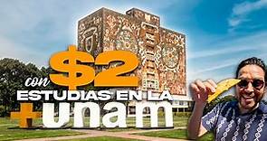 Cosas que No sabias de la UNAM | Con $2 PESOS estudias la UNIVERSIDAD!