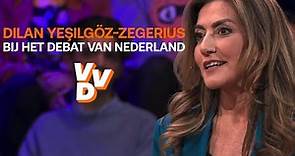Onze lijsttrekker Dilan Yeşilgöz-Zegerius bij Het Debat van Nederland