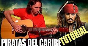Como Tocar Piratas Del Caribe En Guitarra Acústica: Tutorial Completo! TCDG