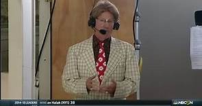 Mike Emrick wears special 70's outfit