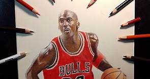 Como dibujar a Michael Jordan realista | Dibujemos algo
