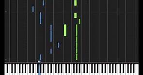 Lady Gaga - Paparazzi Piano Tutorial (NEW) - MIDI + SHEETS