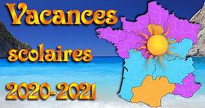 CALENDRIER DES VACANCES SCOLAIRES 2020 - 2021 fr