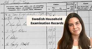 How to Read Swedish Household Examination Records | Swedish Genealogy