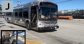 LA Metro “J” Line Ridethrough from San Pedro to Downtown Los Angeles | BRT