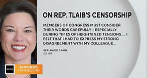 Rep. Angie Craig explains her vote to censure Rep. Tlaib over Israel comments