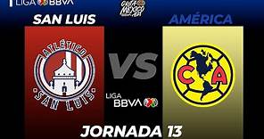 Resumen y Goles | San Luis vs América | Liga BBVA MX | Grita México A21 - Jornada 13