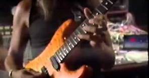 George Lynch Destroying the Guitar