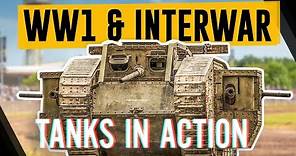 WW1 & Interwar Tanks in Action | The Tank Museum