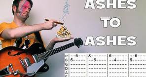 David Bowie Ashes to Ashes Guitar Chords Lesson & Tab Tutorial