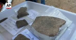 Archaeologists saving artifacts from12,000 years ago