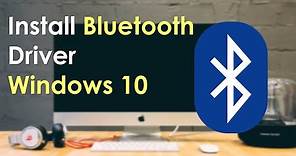 How to install bluetooth on windows 10