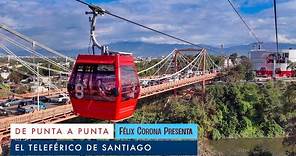 Teleférico de Santiago - Recorrido completo desde una cabina y sus vistas espectaculares