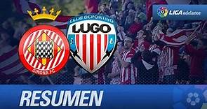 Resumen de Girona FC (1-1) CD Lugo