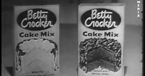 Betty Crocker Cake Mix Commercial - 1950's