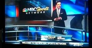 The introduction of the NBC Sports Network at 4:00 PM on 1/2/12