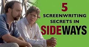 Alexander Payne's SIDEWAYS: Analysis and Screenwriting 101