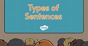 Types of Sentences for Kids | Identifying Sentence Types | Writing Sentences | Twinkl USA