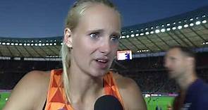 Anouk Vetter (NED) after her fifth place in the heptathlon