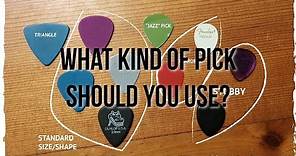 What Kind of Guitar Pick/Plectrum Should You Use? - Beginner Guitar Lessons