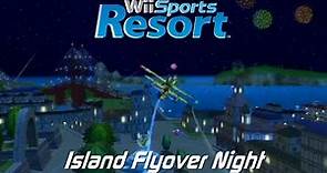 Wii Sports Resort - Air Sports Island Flyover: All 80 i Points (Night)