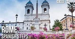 Rome, The Legendary Spanish Steps - 🇮🇹 Italy [4K HDR] Walking Tour