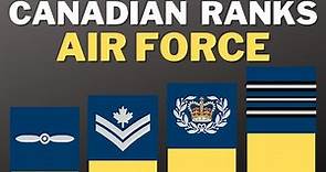 Canadian Air Force Ranks Explained