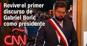 Primer discurso de Gabriel Boric como presidente de Chile, revívelo completo