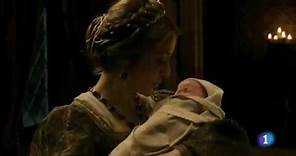 King Charles and Germaine of Foix have a child (Carlos, rey emperador)