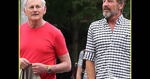 Victor Garber & Hubby Rainer Andreesen Go for a Stroll in NYC