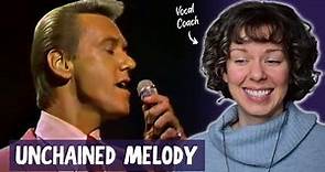 Vocal analysis featuring Bobby Hatfield of The Righteous Brothers singing Unchained Melody LIVE