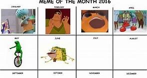 Meme of the Month Calendars