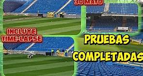 ⚠️ ÚLTIMA HORA ⚠️ PROCESO COMPLETO PRUEBA HIDRÁULICA💥Interior Obras Santiago Bernabéu 30/05/2023 🚧