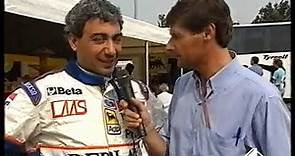 1994 F1 Italian GP - Michele Alboreto pre-race interview (ITA)
