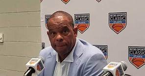 UNC coach Hubert Davis press conference after the loss to Kentucky