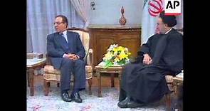 Iran - Al-Sahhaf meets President Khatami