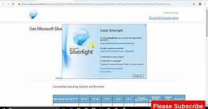 Download/Install Microsoft Silverlight on Windows 10