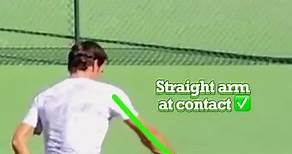 Roger Federer One-Handed Backhand Analysis🔥 Video credit: @zenracquets #tennis #federer #backhand #tennistips #tennisdrills #analysis #reels | Online Tennis Instruction