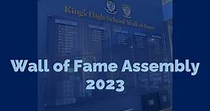 King's High School - Wall of Fame Ceremony 2023